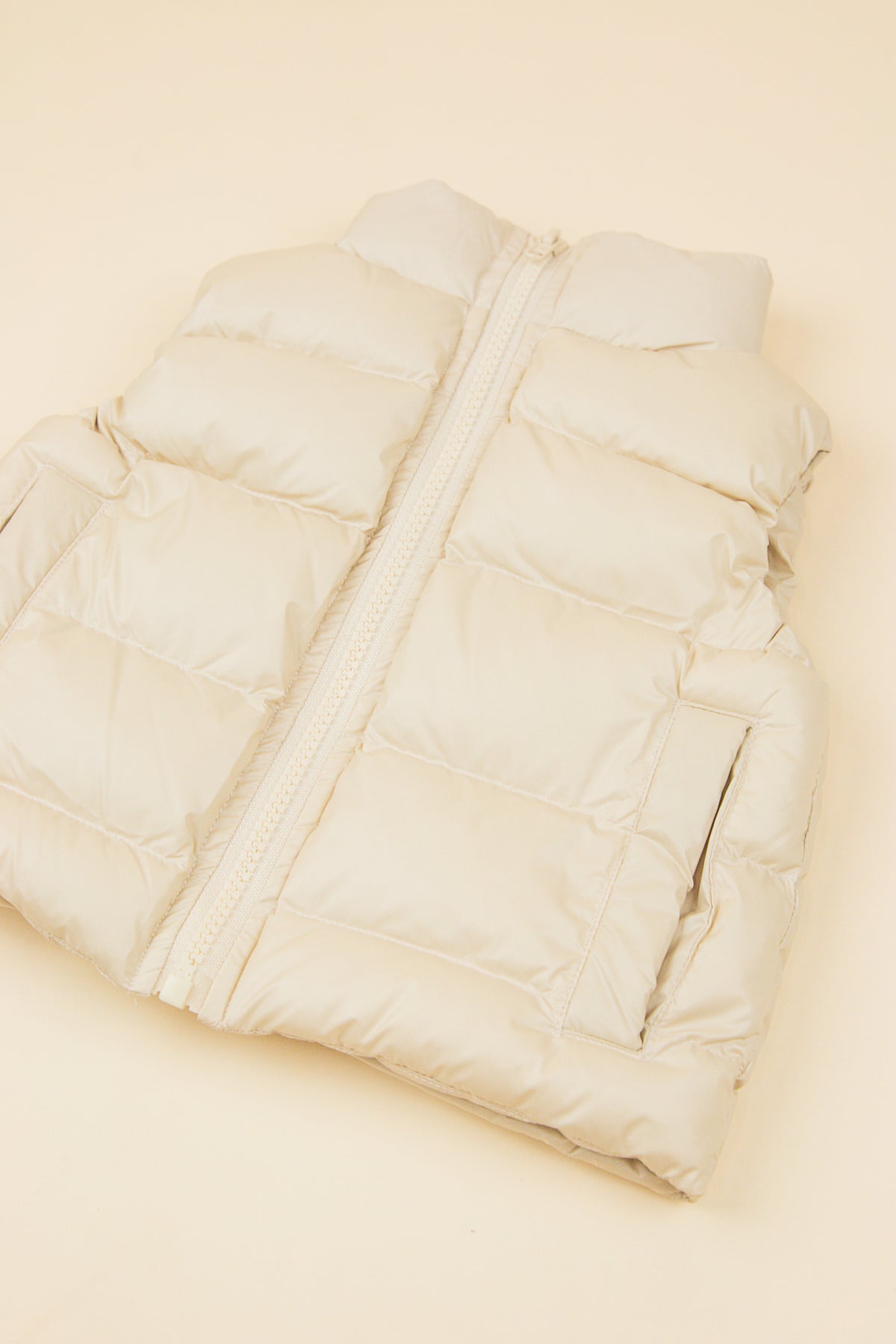 Almond Puffer Vest