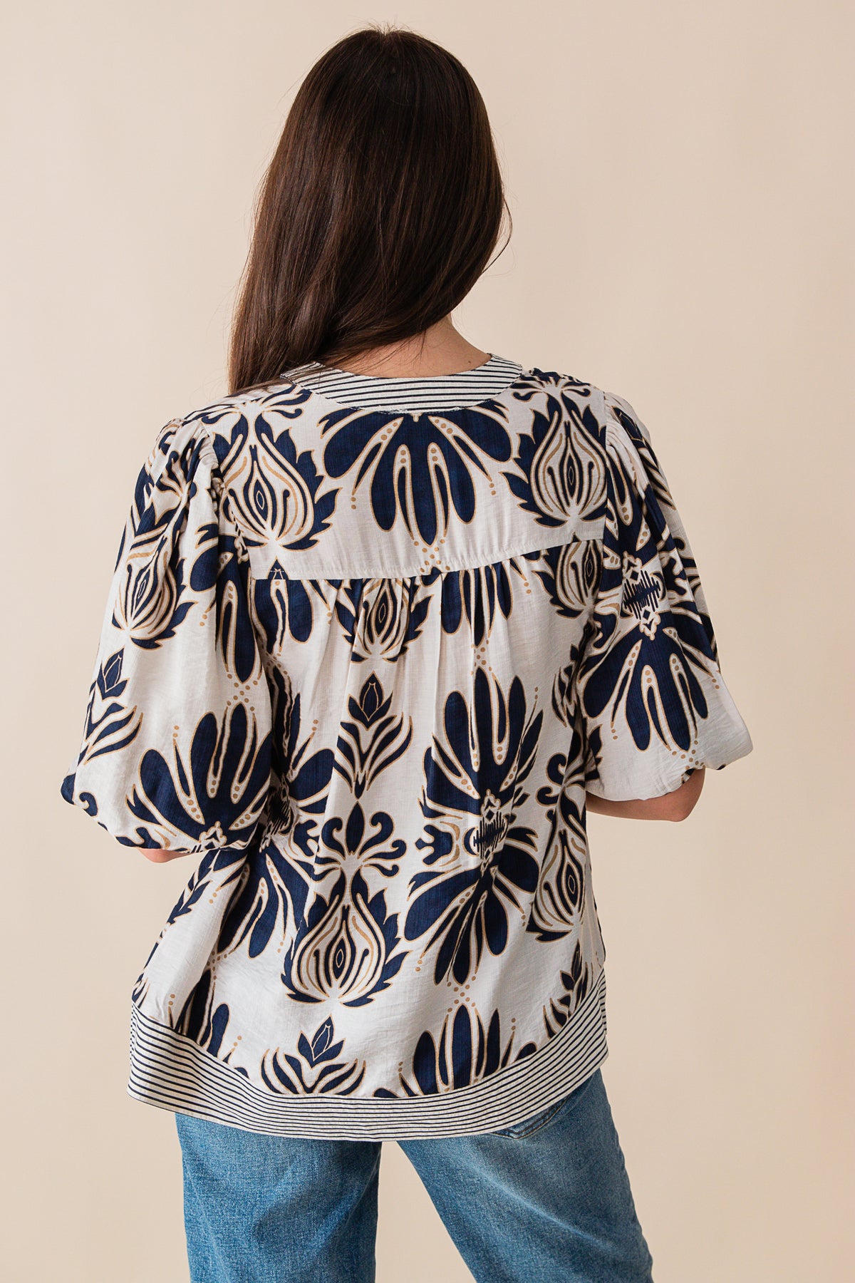 Tashi Bubble Woven Top