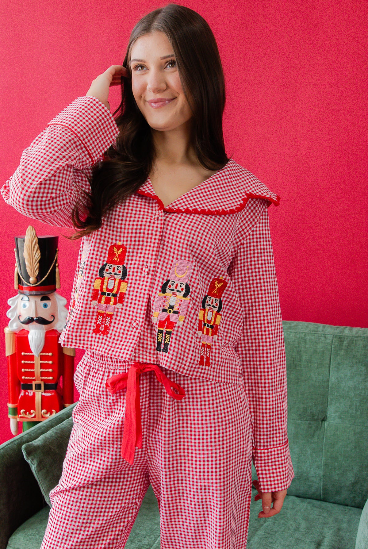 Under the Tree Gingham Plaid Set