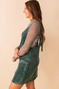 Pinafore Corduroy Dress