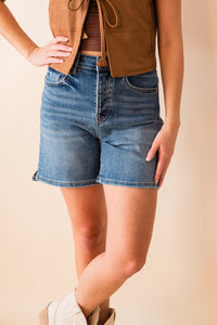 Super High Button Up Bermuda