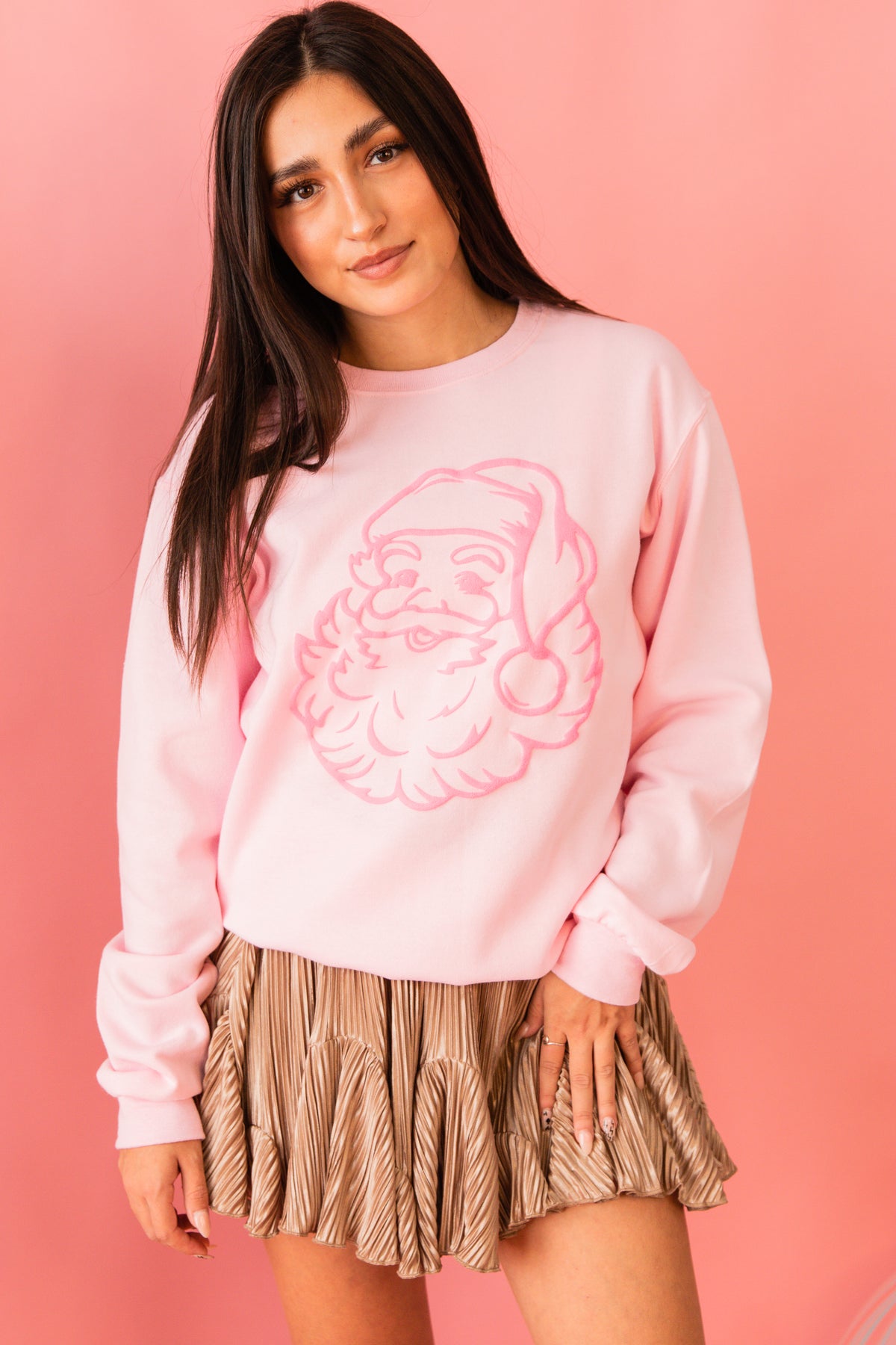 Puff Santa Christmas Sweatshirt