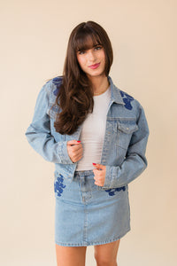 Most Likely Embroidered Denim Jacket