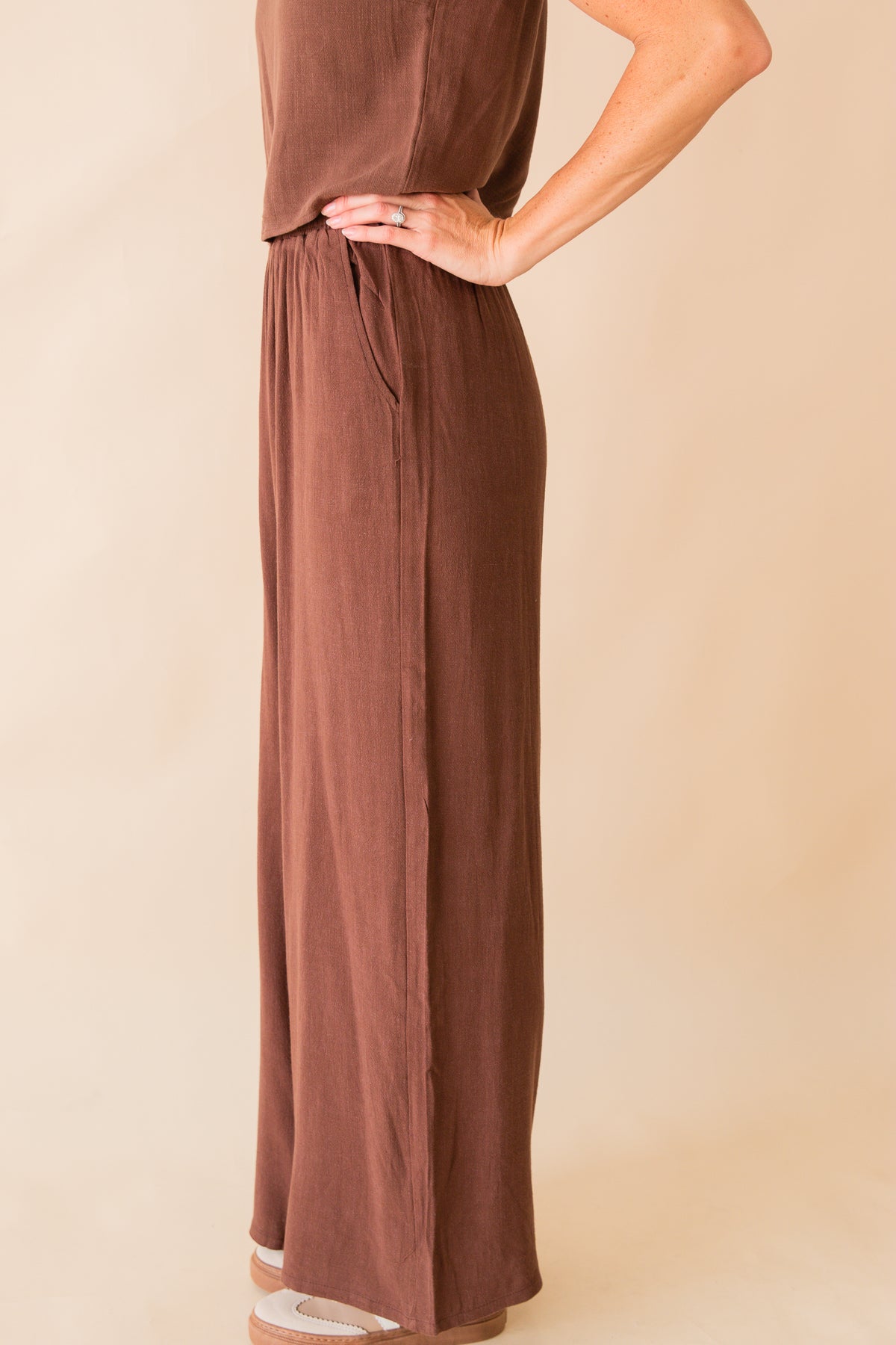 Sugarloaf Wide Leg Linen Pants