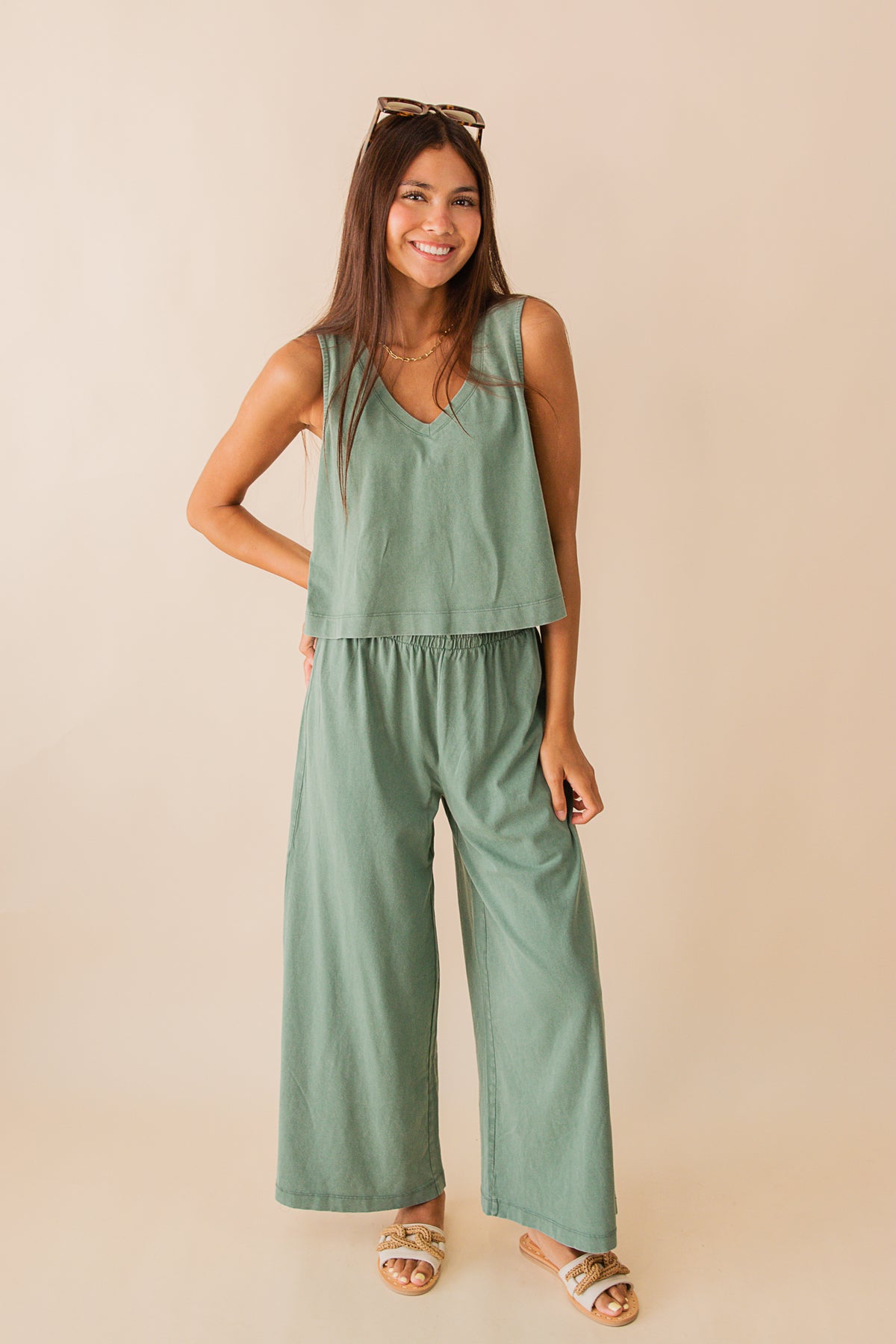 Scout Jersey Crop Flare Pant
