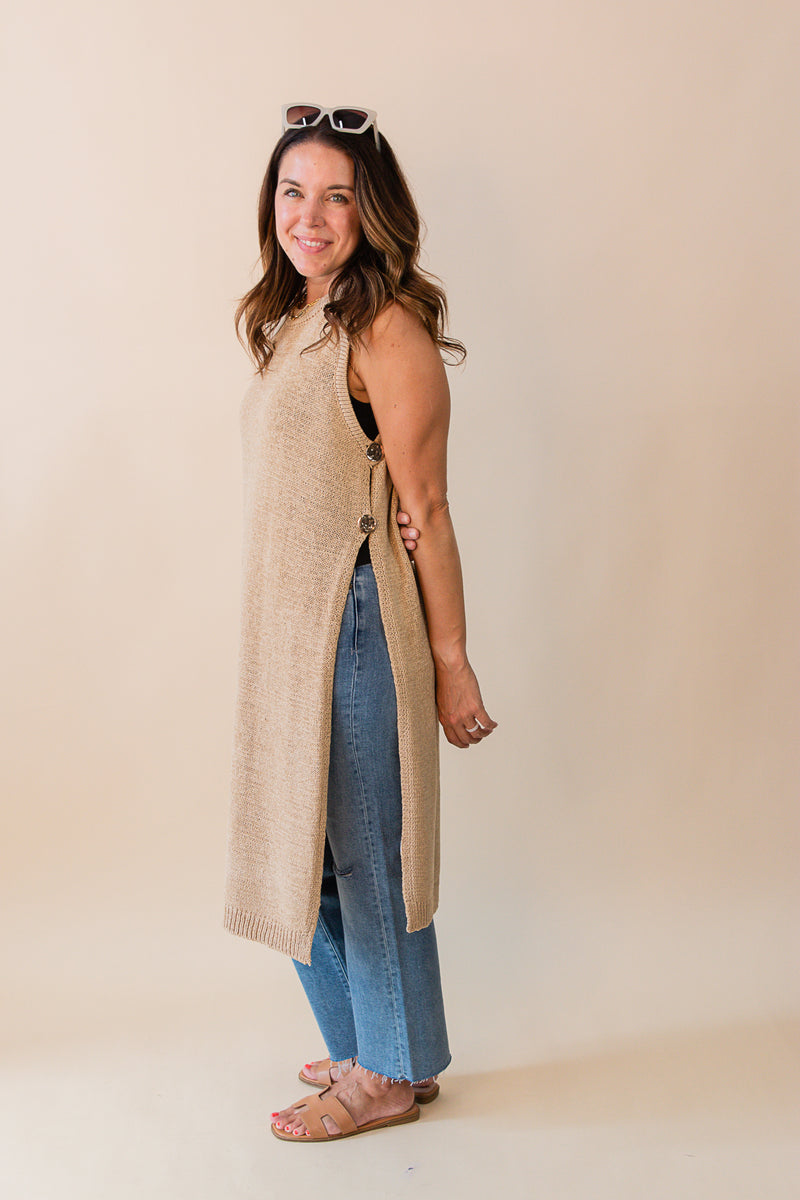 York Sleeveless Top