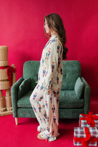 Merry Morning Nutcracker PJ Set