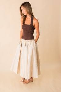 Sevilla Mixed Media Dress
