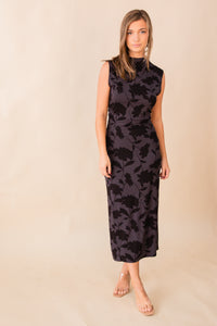 Tatum Shadow Floral Midi Dress