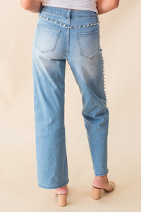 Ronnie Wide Leg Pearl