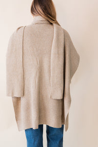 Brienne Scarf Poncho Cardigan