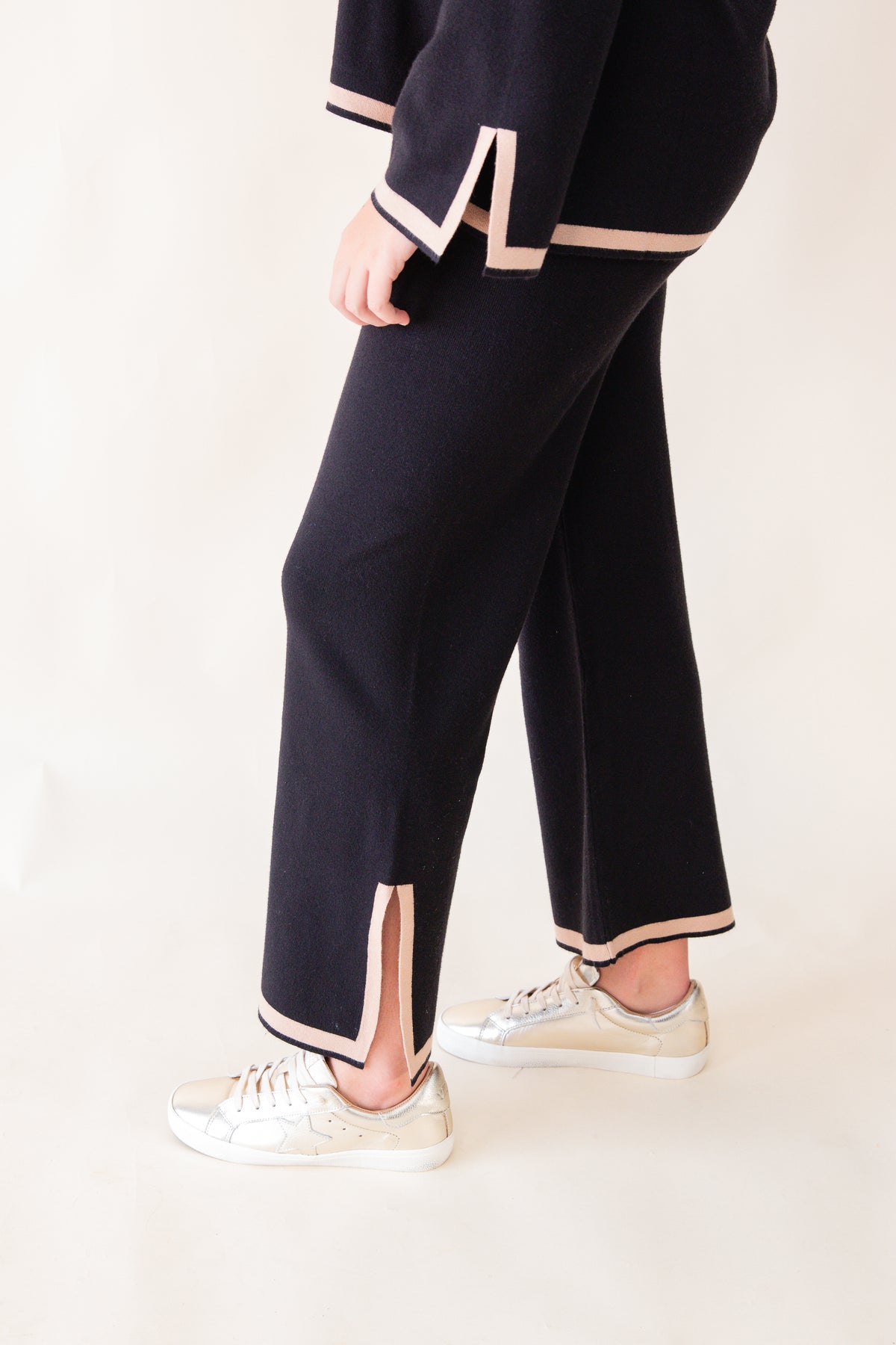 Veronica Sweater Pants w/ Side Slit