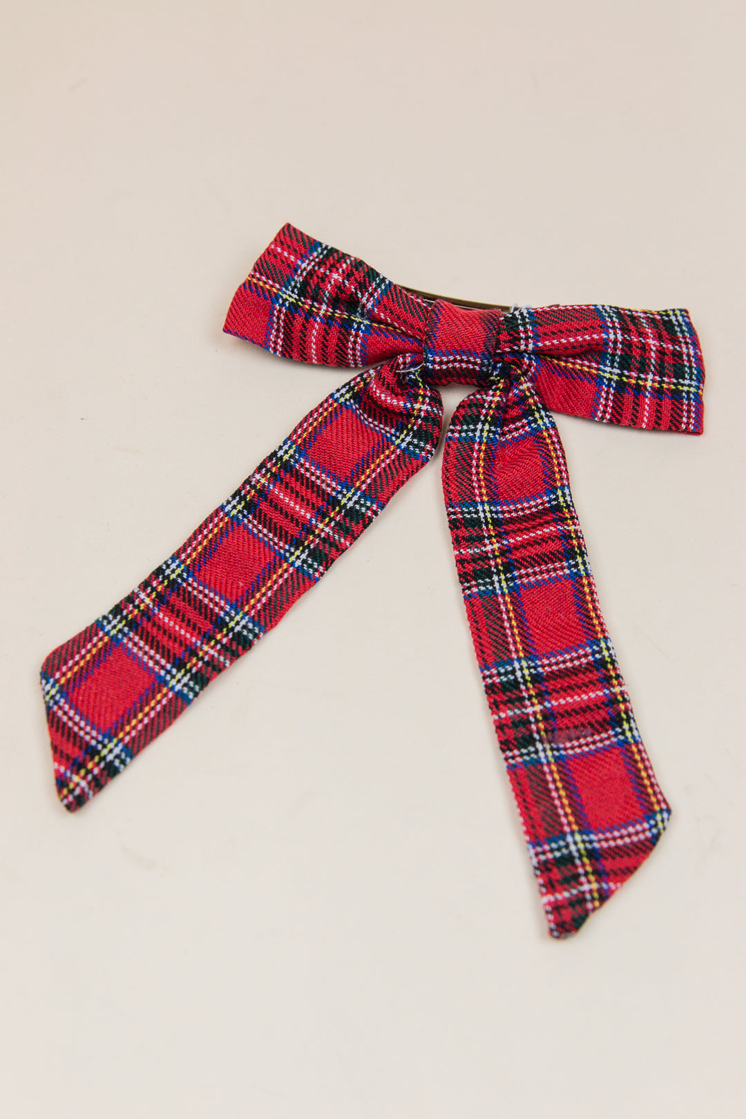 Stassie Plaid Bow