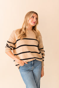 Boyfriend Striped Sweater