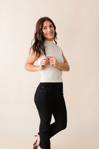 Downtown Mock Neck Top