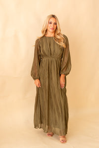 The Poets Cutout Waist Maxi Dress