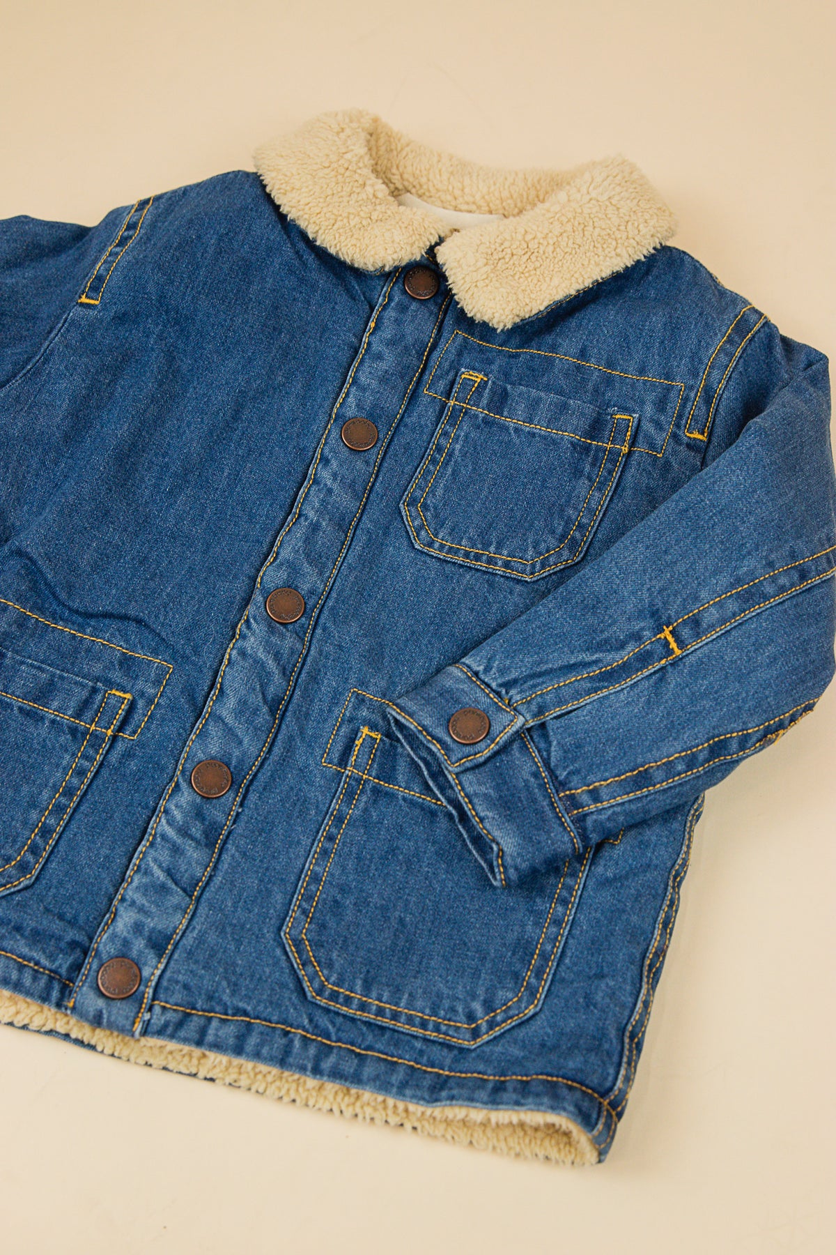 Denim Sherpa Jacket