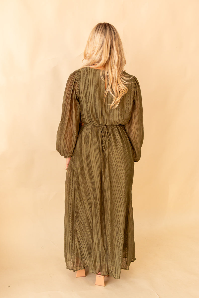 The Poets Cutout Waist Maxi Dress