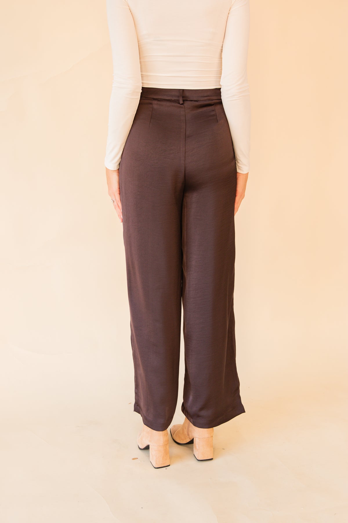 Culture Satin Wide Leg Pant