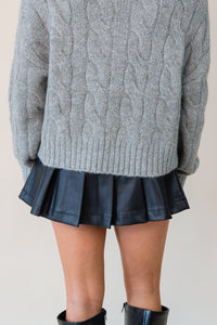 Carol Chunky Cable Knit Sweater