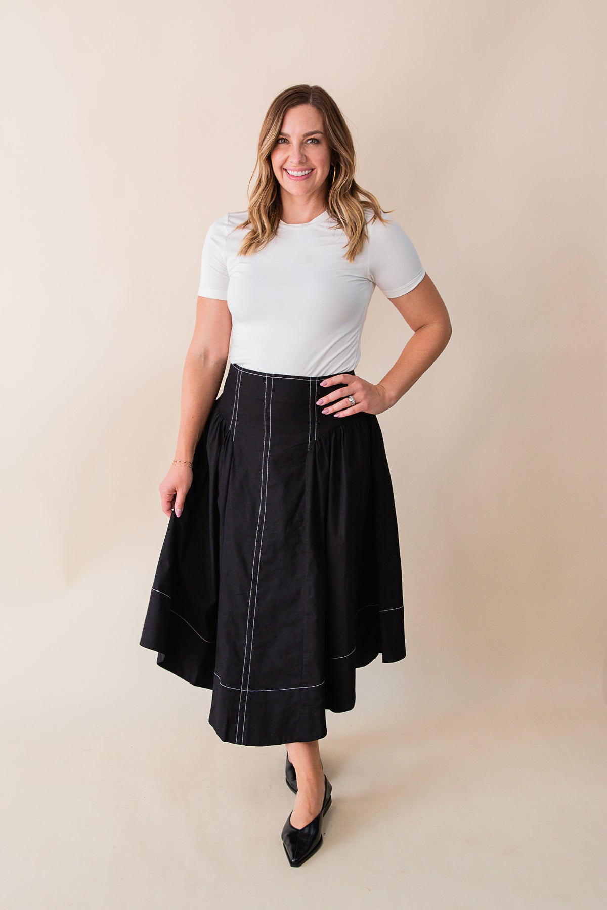 Whisper Hem Maxi Skirt