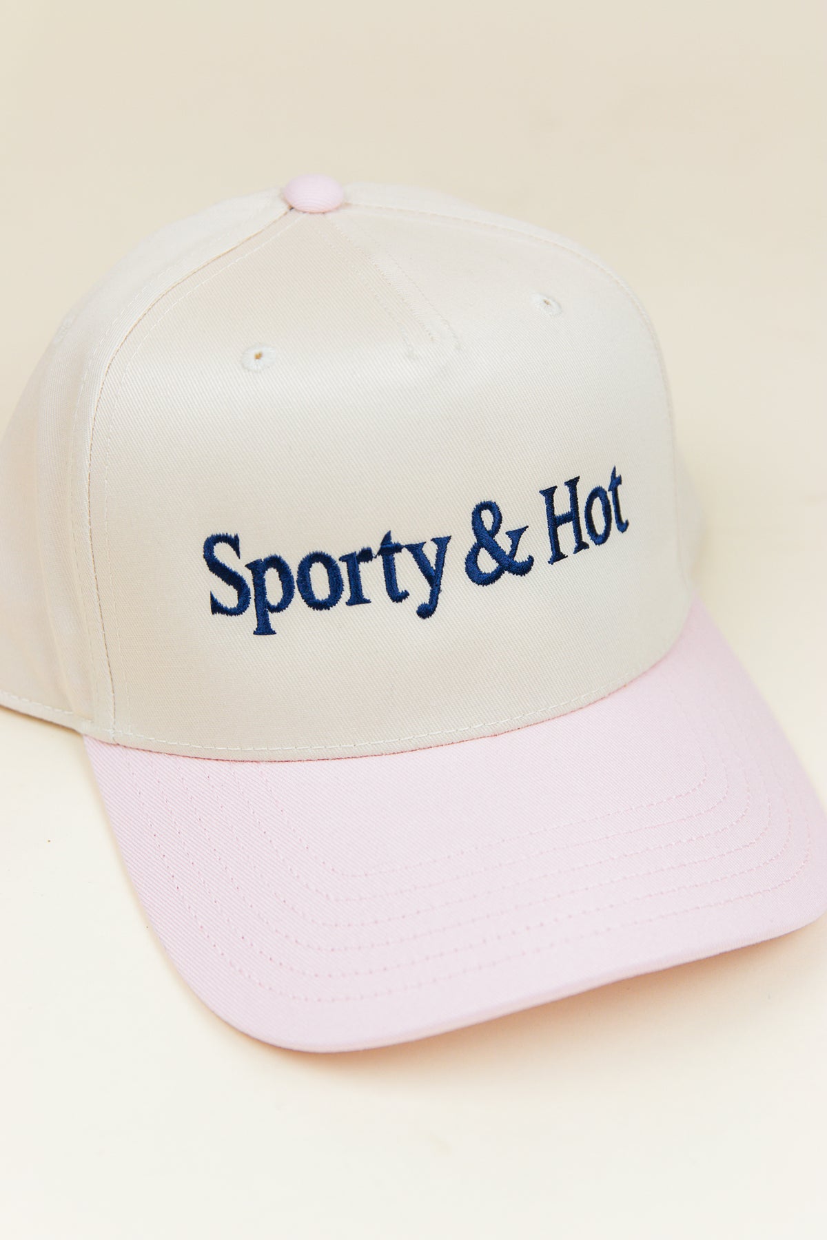 Vintage Hats Sporty & Hot Pink/Cream