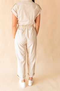 Farm Fresh Zip Up Jumpsuit