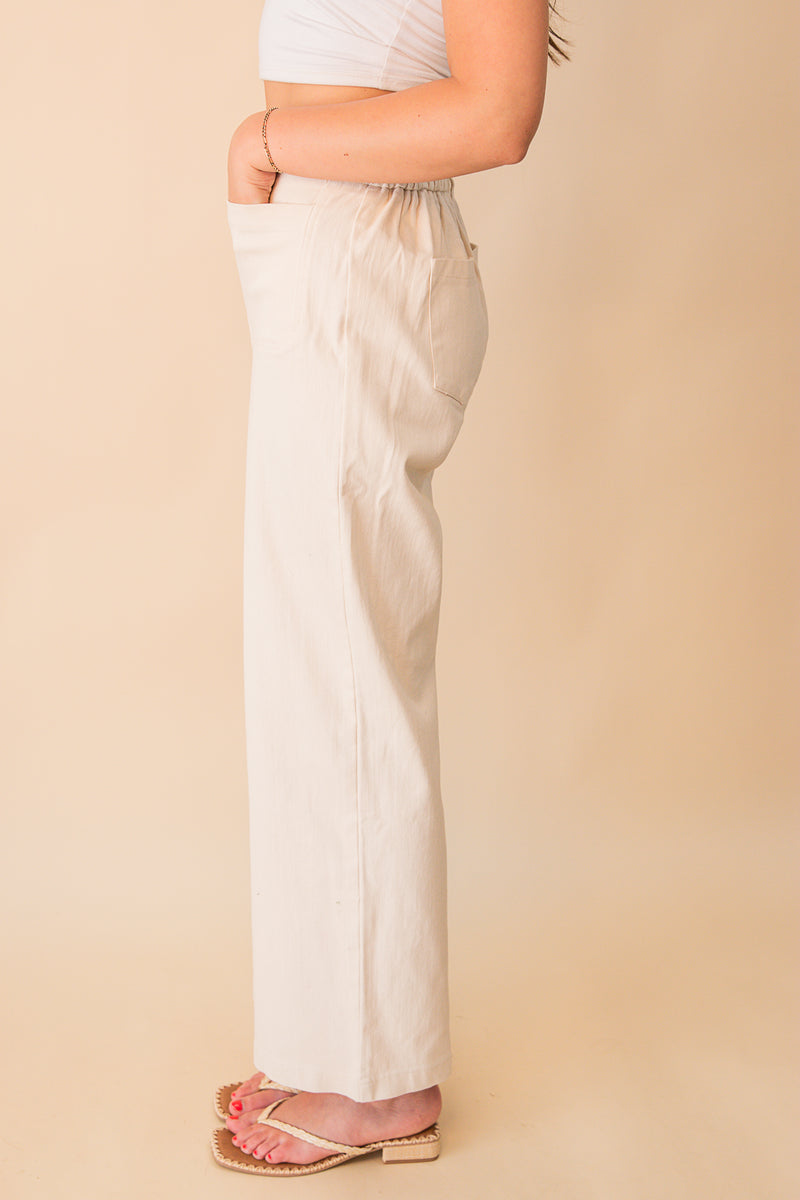 Clear Eyes Denim Patch Pocket Pant