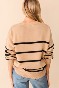 Boyfriend Striped Sweater