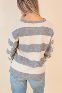 Ansley Striped Cardigan