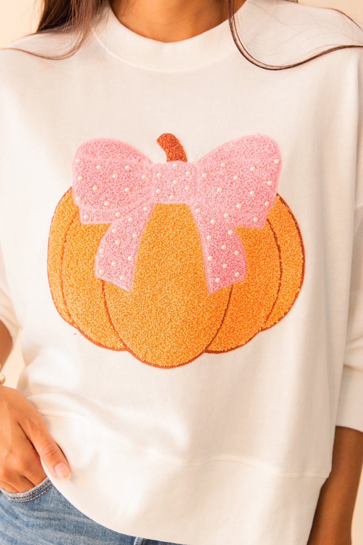 Pretty Pumpkin Relaxed Sweatshirt