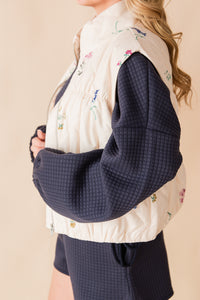 Fair Weather Quilted Zip Up Vest