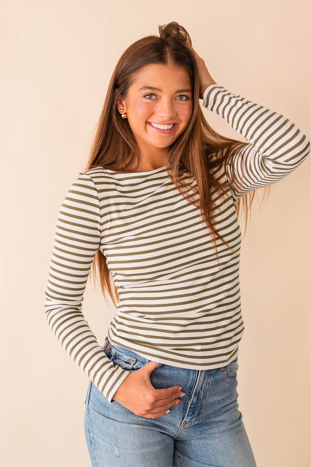 Pristine Striped Tee