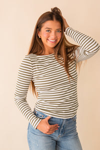 Pristine Striped Tee