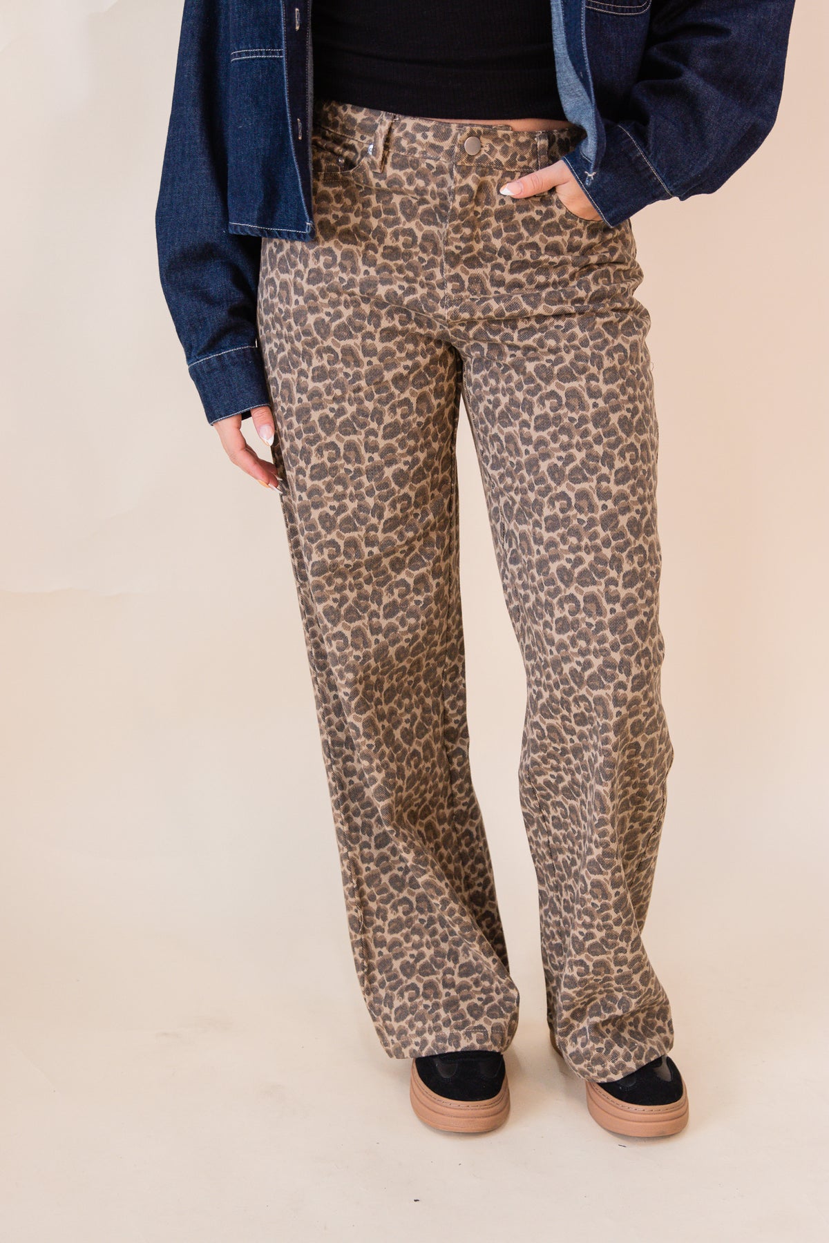 Mandy Leopard Pant