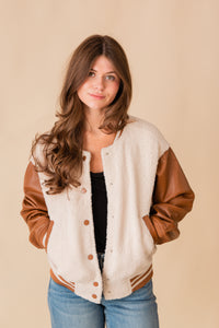 Teddie Varsity Color Block Jacket