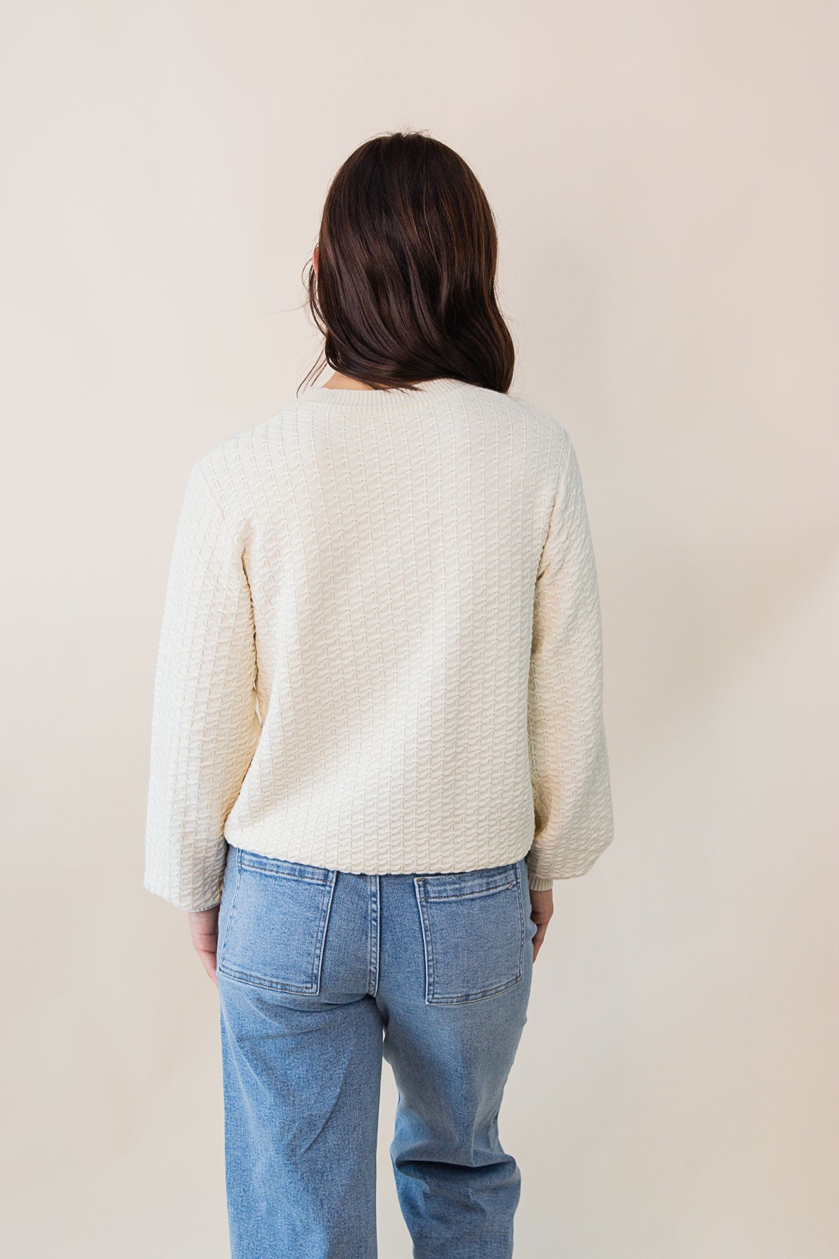 Britney Textured Knit Top