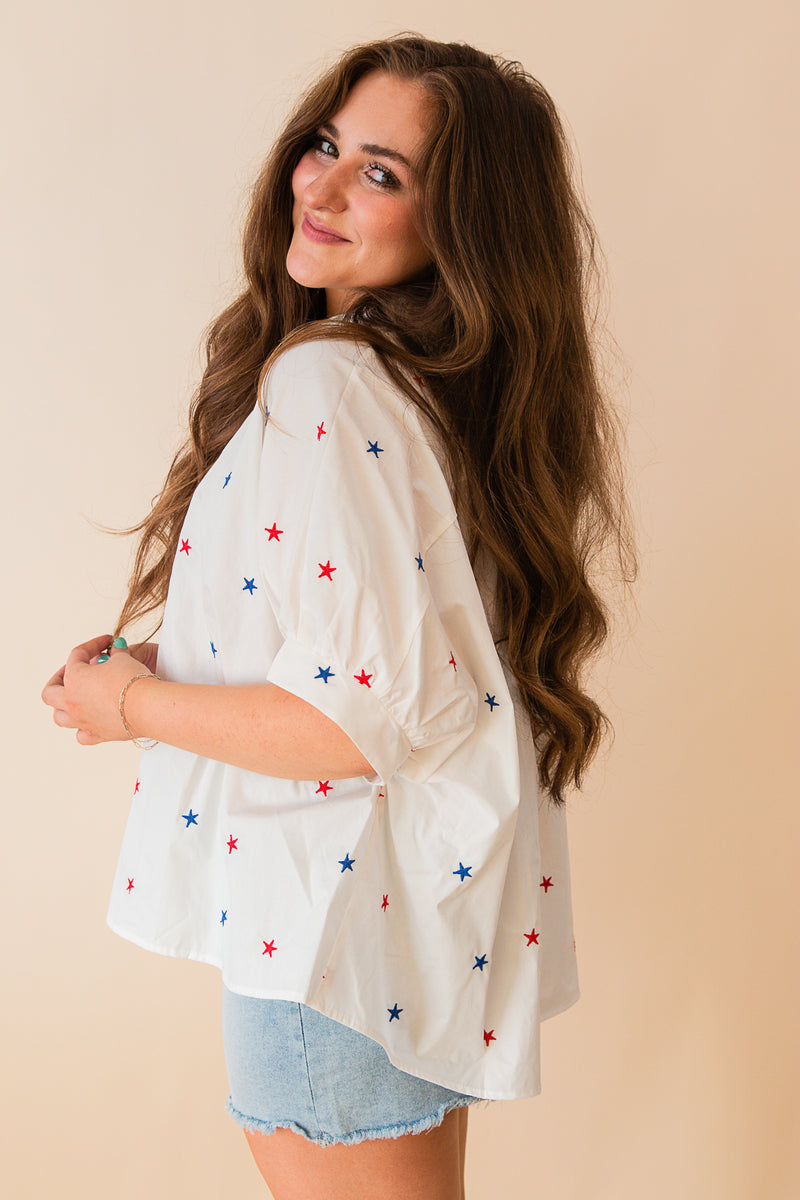 Falling Into Place Blouse