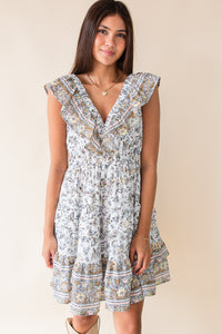 Clio Flutter Mini Dress