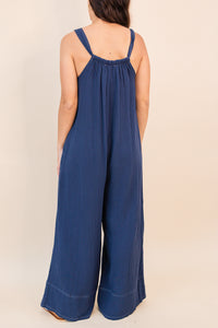 Breezy Lane Frayed Hem Jumpsuit