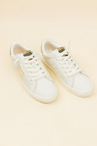 Flair 50 White Quilted Sneaker