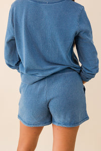 Daily Knit Denim Cardigan