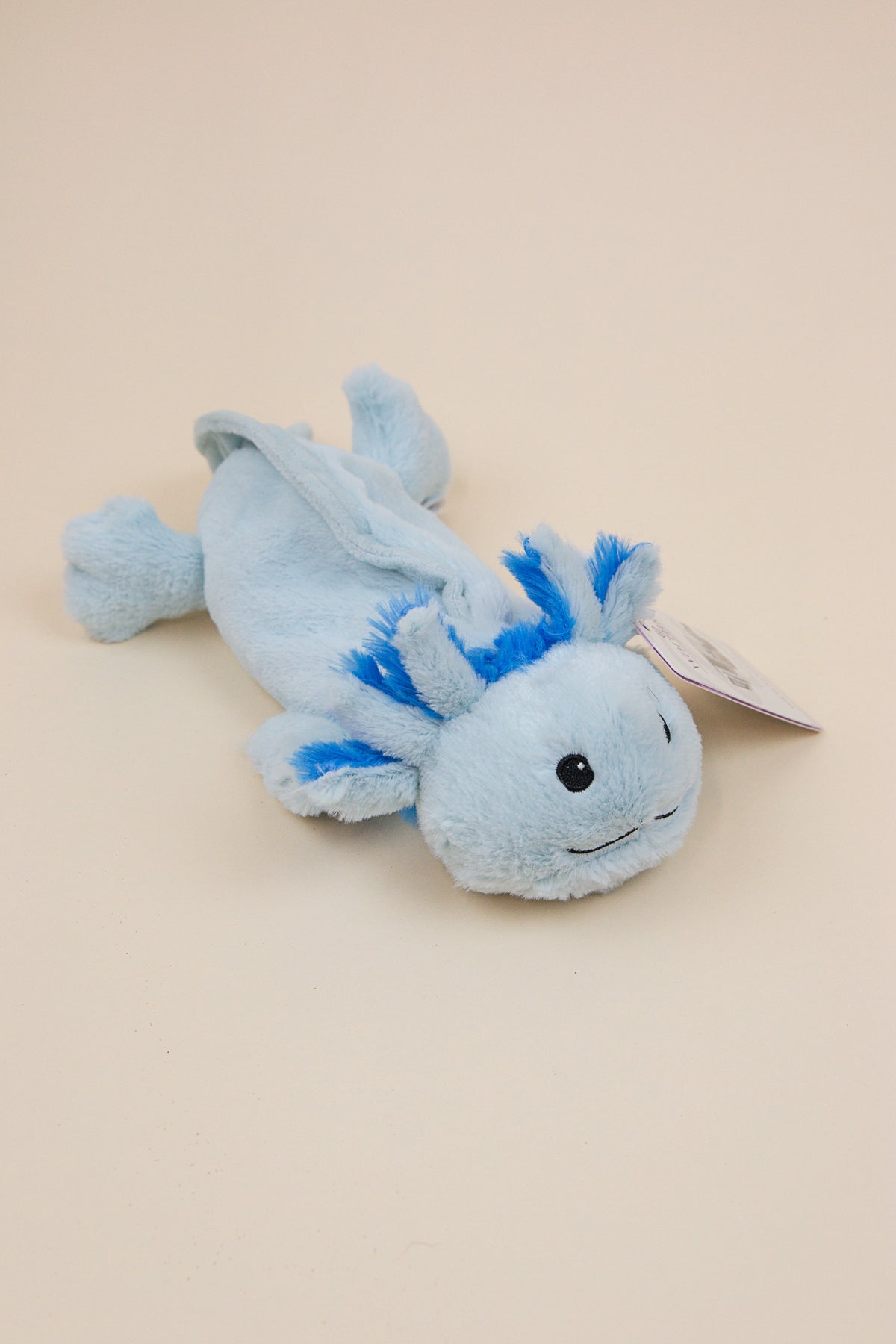 Blue Axolotl Warmies Junior