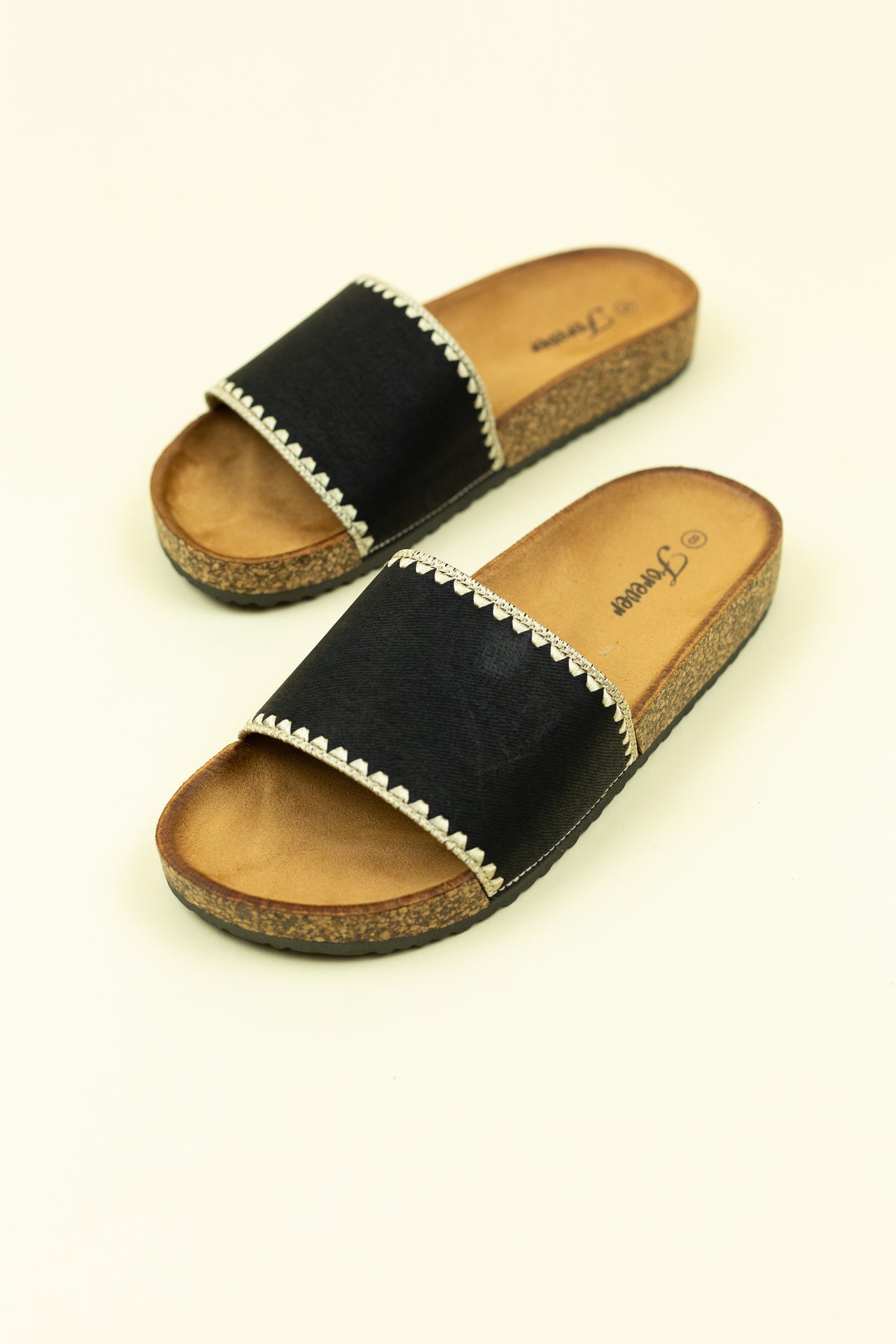 Berk Blanket Stitching Edge Design Upper Sandals