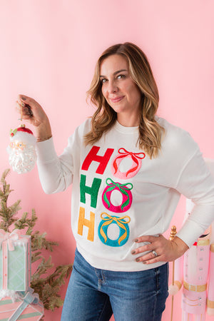 Ho Ho Ho Bows Classic Sweartshirt