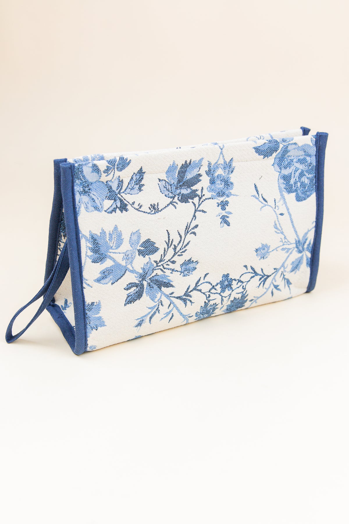 Fiorella Zip Pouch Blue