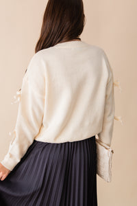 Allie L/S Bow Sweater