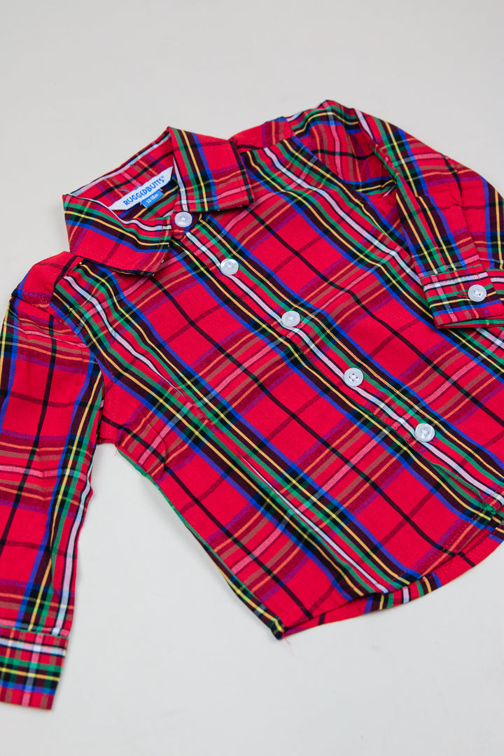 Nicholas Plaid Button Down