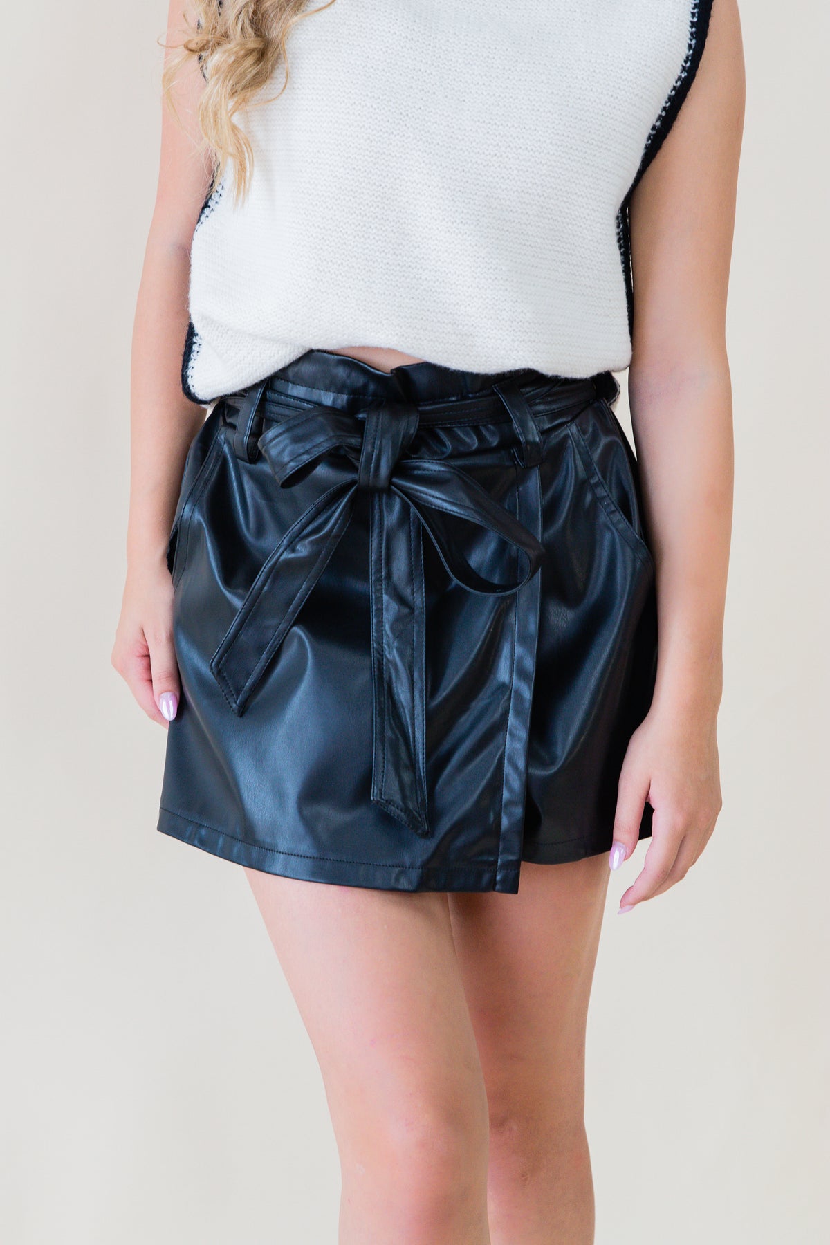 Bennett Tie Waist Skort