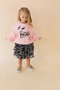 Boo Bat Halloween Knit Sweater